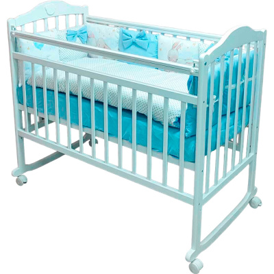 Детская кроватка-качалка Incanto Pali KR-0005/0C PK белый